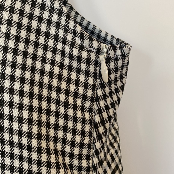 JOYFOLIE MAE SLIP DRESS IN BLACK & WHITE Check Plaid - Picture 5 of 10